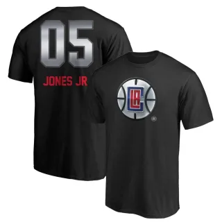 Men's Los Angeles Clippers Derrick Jones Jr. Black Midnight Mascot T-Shirt