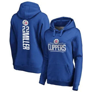 Women's Los Angeles Clippers Jordan Miller Royal Branded Backer Pullover Hoodie